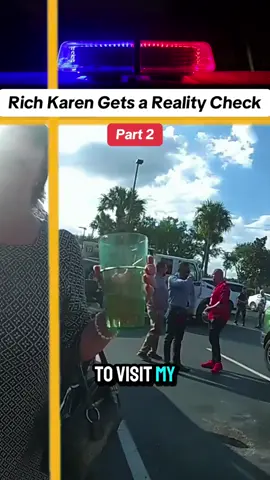 Rich Karen Gets a Reality Check #cops #policeofficer #policeoftiktoks #police #viral 