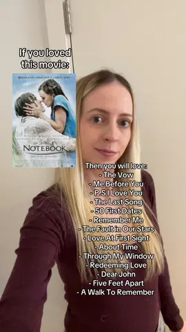 If you loved the movie “The Notebook” then you will love… #thenotebook #thenotebookmovie #whattowatch #movies #romancemovies #romcom