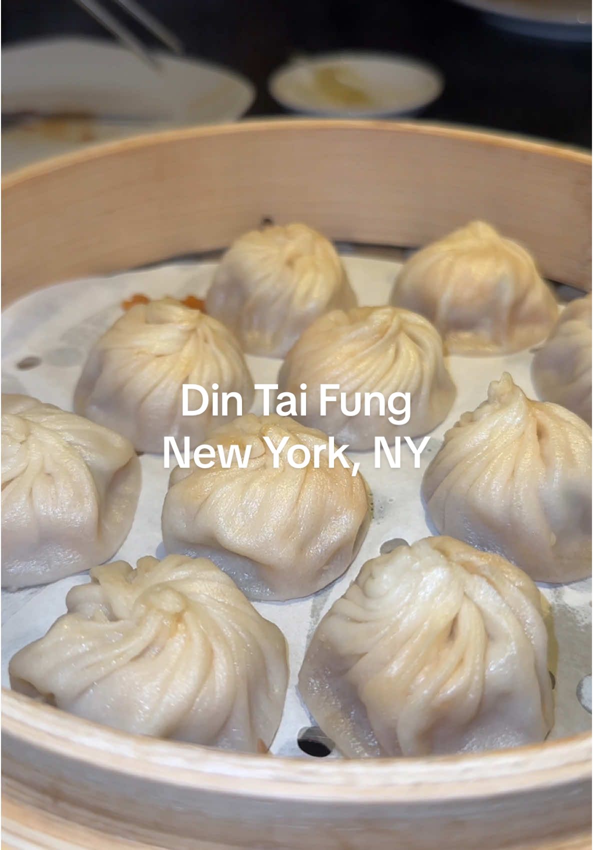 Din Tai Fung NYC is a VIBE and a half  #dintaifung #dumpling #eatingshow #foodreview #tastetest 
