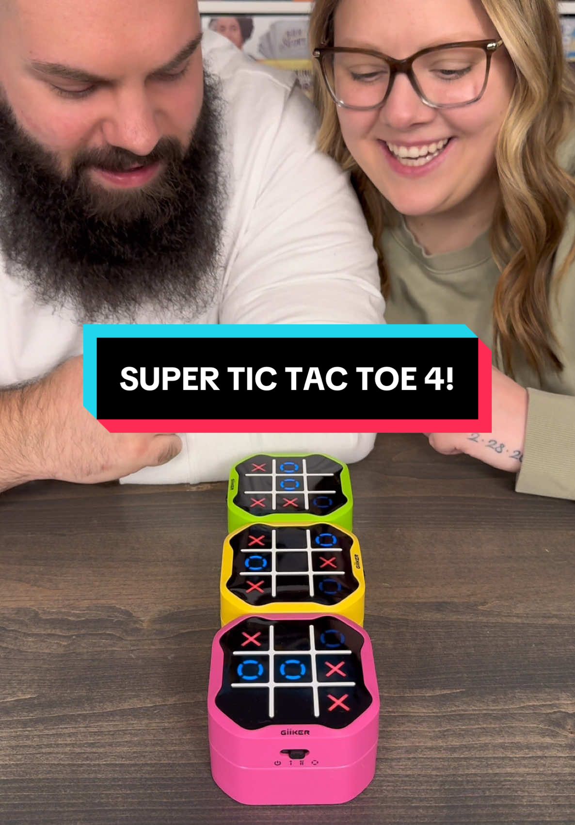 Come Play Super Tic Tac Toe With Us! #boardgames #GameNight #couple #fun 