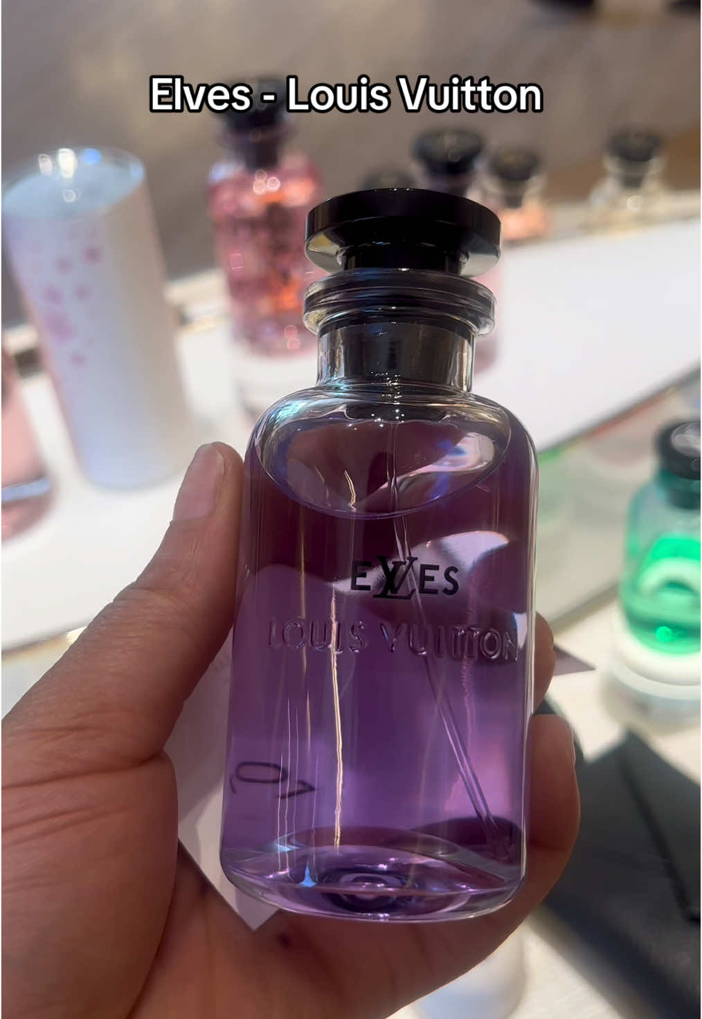 I’ve been wanting to do a review for y’all but your girl has been sick as a dog and my throat is so sore i can’t even talk! As soon as I get my voice back, you’re getting a full review!! @Louis Vuitton Elves drops in stores and on line April 17th!  My SA was kind enough to give me a sample! I was so excited! 😁😁😁 #louisvuitton #elvesperfume #fragrancetiktok 