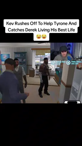 Kev catches Derek living his best life 😂😂 #roleplay #gtarp #fyp #gta #gaming #100k #uniquerp #gtaonline @Dcampion @KavsuaLRP 