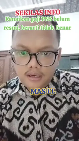 info kenaikan gaji PNS sebesar 16 persen, tidak benar adanya #ASN #PNS #Naikgaji