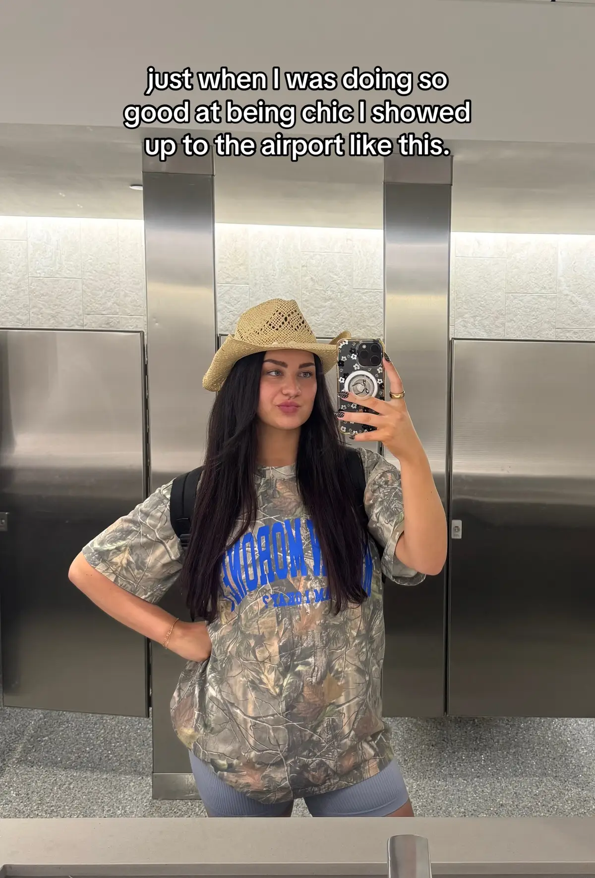 #chic #nashville #bna #traveloutfit #camo 