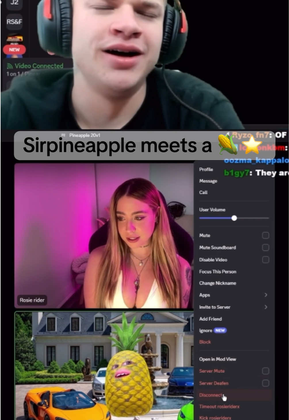Sirpineapple meets Rosie Rider #jynxzi #fyp #twitch #foryou #streamer #clips #viral #blowup #trending #edit #ttv #foryoupage #video #jynxziclips 