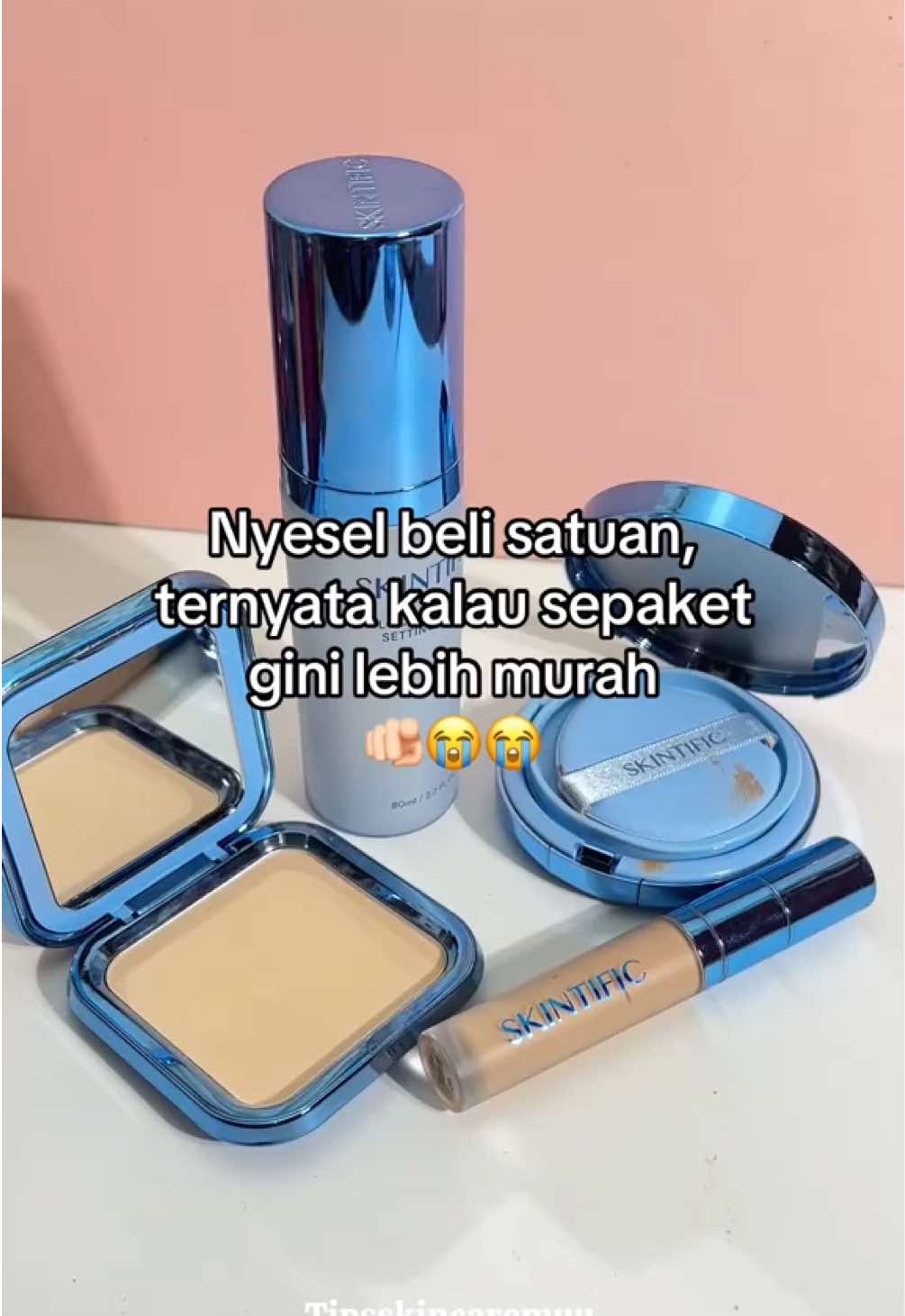 #skintific #powderfoundation #skintificcushion #settingspray 