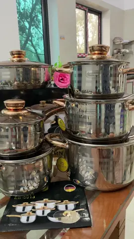 Bộ nồi Đức siêu dày, thiết kế 5 đáy, phù hợp mọi loại bếp từ, bếp điện, bếp Hồng ngoại, bếp ga…. #dodungnhabep #bonoiduc6mon #nauan #dungcunhabep 