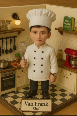 Món Ngon cùng Văn nha👨‍🍳 Đu trend mô hình hình 3d #chatgpt #chef #cheflife #vanfrank68 #capcut 