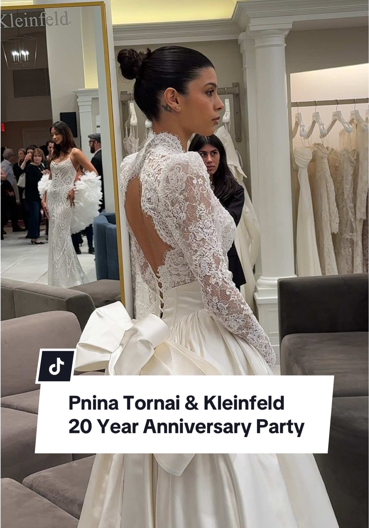 A great time was had celebrating @Pnina Tornai & @Kleinfeld Bridal’s 20 years of partnership! Can’t wait to try on some of these gorgeous new gowns! #kleinfeld #pninatornai #sayyestothedress #2026bride #weddingdresses 