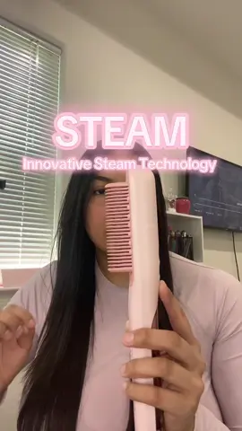 The color is to die for! 🎀🩷🩰 @wavytalkofficial @Danielle Athena  #hairtutorials #hairstyle #hairstyles #easyhairstyles #straighteninghair #curlyhair #curls #naturalhair #curlytostraight #straighteningcurlyhair #bighair #hairgoals #longhair #wavytalk #shinyhair #hairtutorial