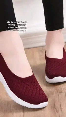 Slip On Loafer Flats for Women loafers Flat Rubber shoes slip on sneakers for women  #sneakers  #rubbershoes  #footwear  #slipOnShoes 