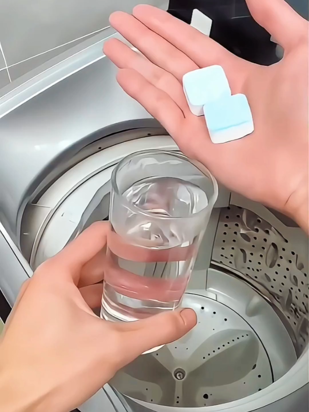 Com essas pastilhas de limpeza, sua máquina irá ficar como nova! #maquinadelavar 