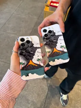 The volcano 🌋 phone case is so unique!#phonecase #case 