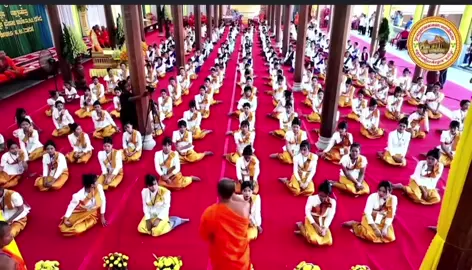 ដឹកនាំនារីសីលធម៌ក្នុងឱកាសបុណ្យសីមា វត្តចុងព្រៃ ស្រុកថ្កូវ ។