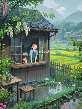 Home #tranquility #countryside #Home #village #relaxing #healing #calming #nature #nostalgia #childhood #escapism #digitalart #fyp #fyppppppppppppppppppppppp 
