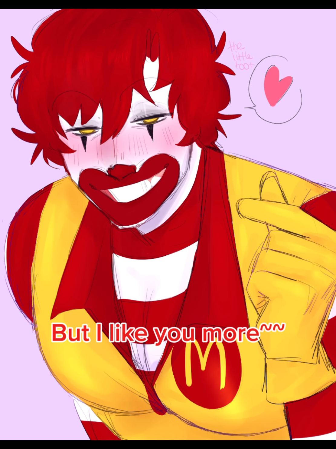 am I late to the trend? 😔 more on patreon!! #fyp #foryoupage #foryou #ocs #oc #ronaldmcdonald #burgerking #fastfood #foryoupage #foryou #fyp 