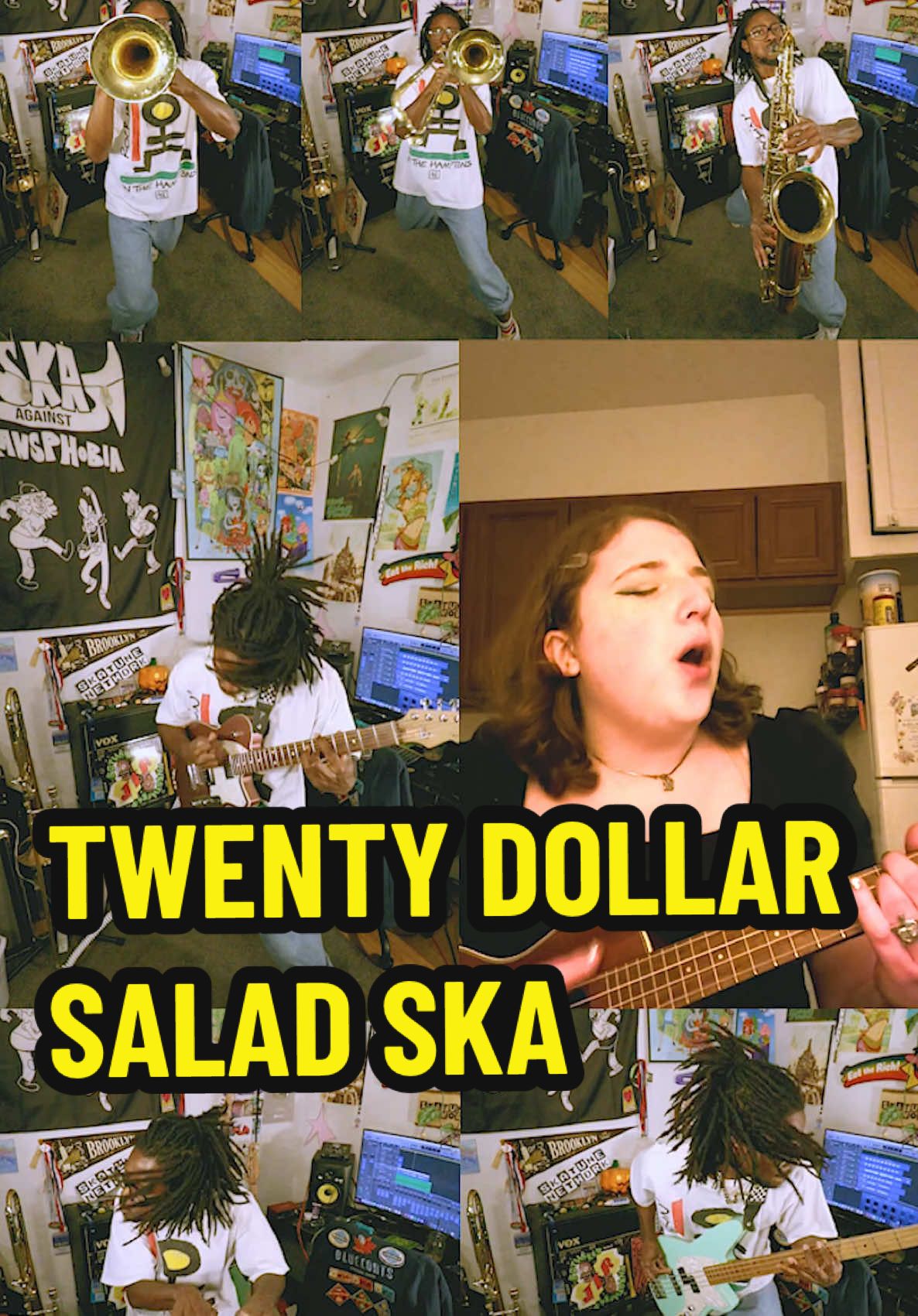 #duet with  @Awkward Marina 🏳️‍🌈  WALKING IN NEW YORK WITH A TWENTY DOLLAR SALAD is a SKA song you can NOT change my mind #salad #newyorkprices #overpriced #funnysong #ska #coworkers #millennial 
