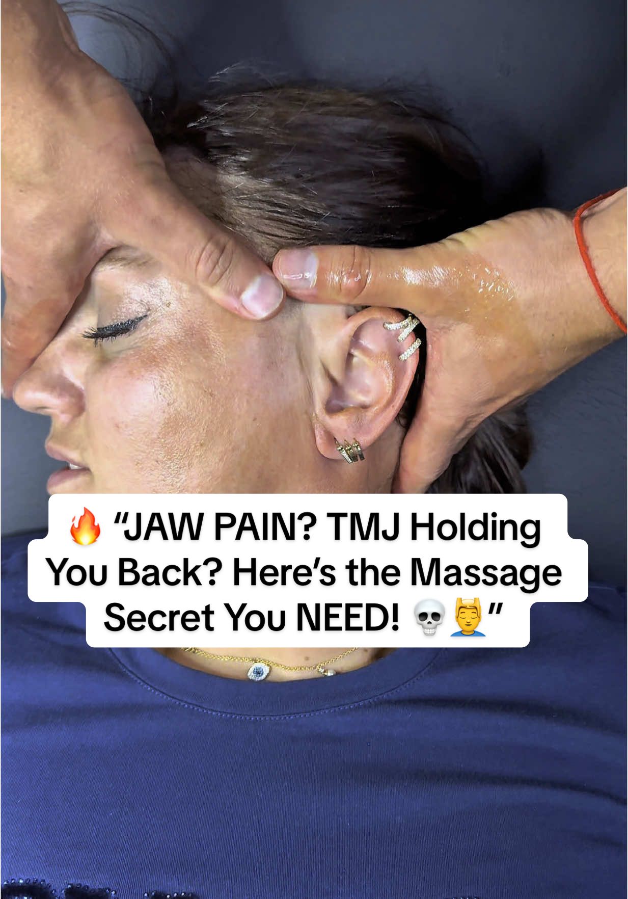 🔥 “JAW PAIN? TMJ Holding You Back? Here’s the Massage Secret You NEED! 💀💆‍♂️” Clicking, clenching, jaw tension, or headaches? These are signs of TMJ dysfunction—and it’s more common than you think. Whether from stress, grinding, or postural issues, specialized jaw-focused massage therapy can help unlock deep relief and reset your system. ✅ Releases tight jaw, neck & facial muscles ✅ Reduces TMJ pain, headaches & ear pressure ✅ Improves bite alignment & jaw movement ✅ Relieves emotional tension stored in the jaw ⚠️ When to take it seriously: If you’re experiencing popping, locking, facial pain, or pressure behind your eyes and ears, it could all be coming from your jaw. Massage therapy can rebalance your body’s tension patterns and bring peace to your face. Book today! 🌟 #TMJRelief #JawPainFix #MassageForTMJ #FacialRelease #HeadacheRelief #JawReset #KinesiologyHealing #EmotionalReleaseMassage #StressRelief #tmj #tmjdisorder #jaw #jawpain #jawsurgery #GuashaTherapy #painrelief 