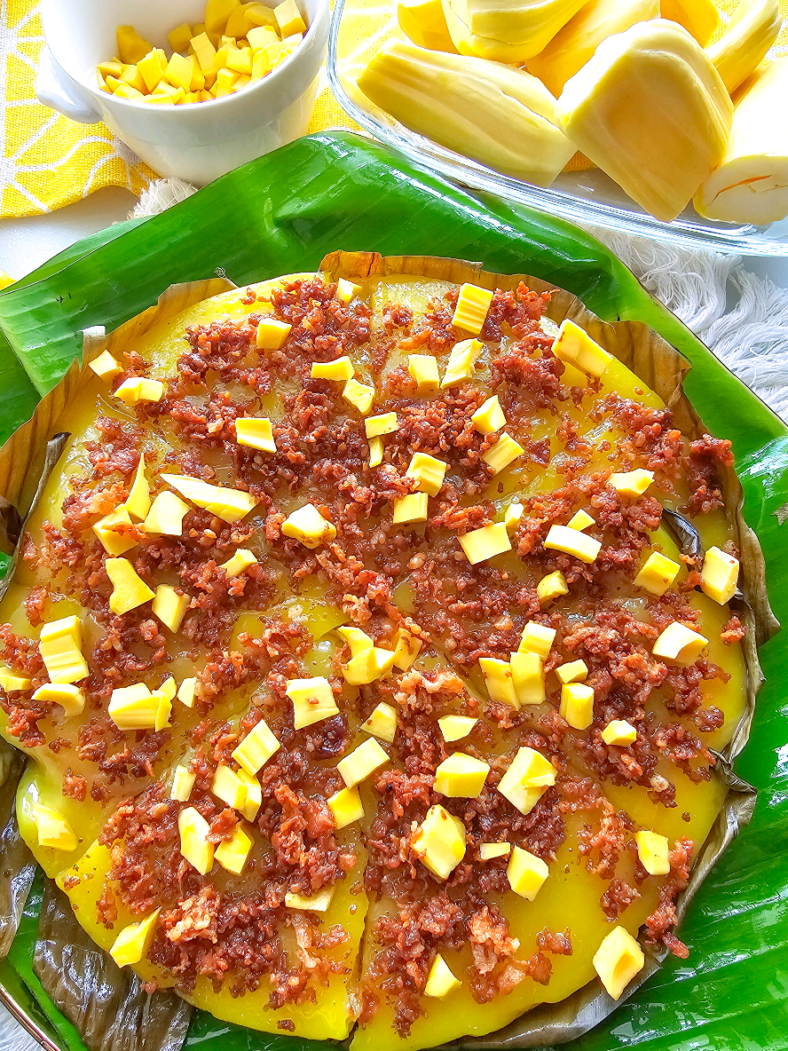 Kalamay  Langka  🤤 📌 Ingredients 2 cups glutinous rice flour 3/4 cup sugar 1/2 tsp salt 1 and 1/2 cups coconut milk 1 cup Langka (Jackfruit) Food color (yellow) Banana leaf 🍃  Latik and Jackfruit(for Toppings)  📌 Steam Time ⏱️ Steam over medium heat for 45 minutes  LIVE, LOVE, BAKE 💛 #kalamayLangka #kakanin #kalamay #Liely #tiktok  Recipe by:Liely Bake with love ❤️  You can be share but do not re-upload! RESPECT to the owner 😇🙏
