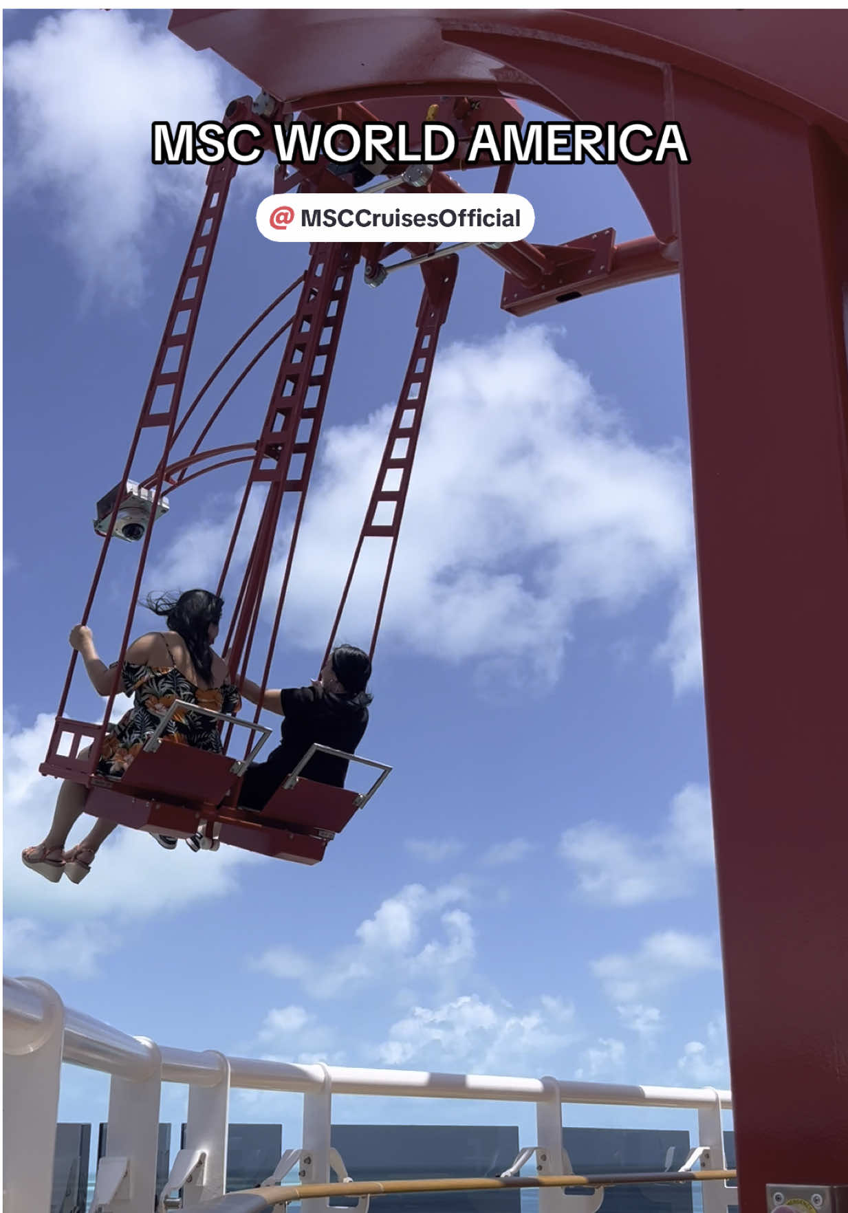 The Cliffhanger was amazing!  @MSC Cruises US @MSC Cruises Official  #msccruises #mscworldamerica #letsholiday #msc #anewworldofcruising #cruiselife🚢 #traveltiktok #travelagent 