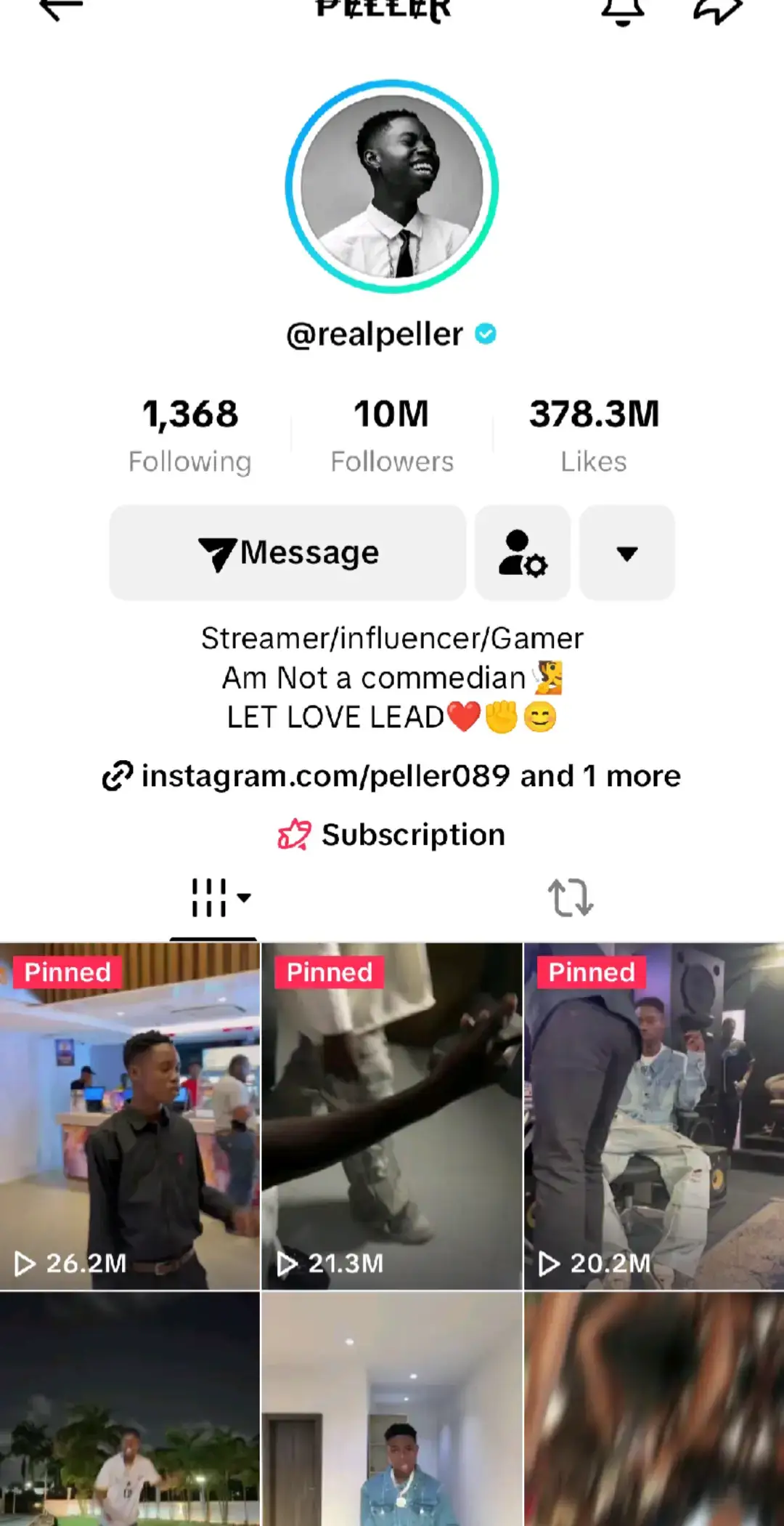 Congratulations to the king of tiktok