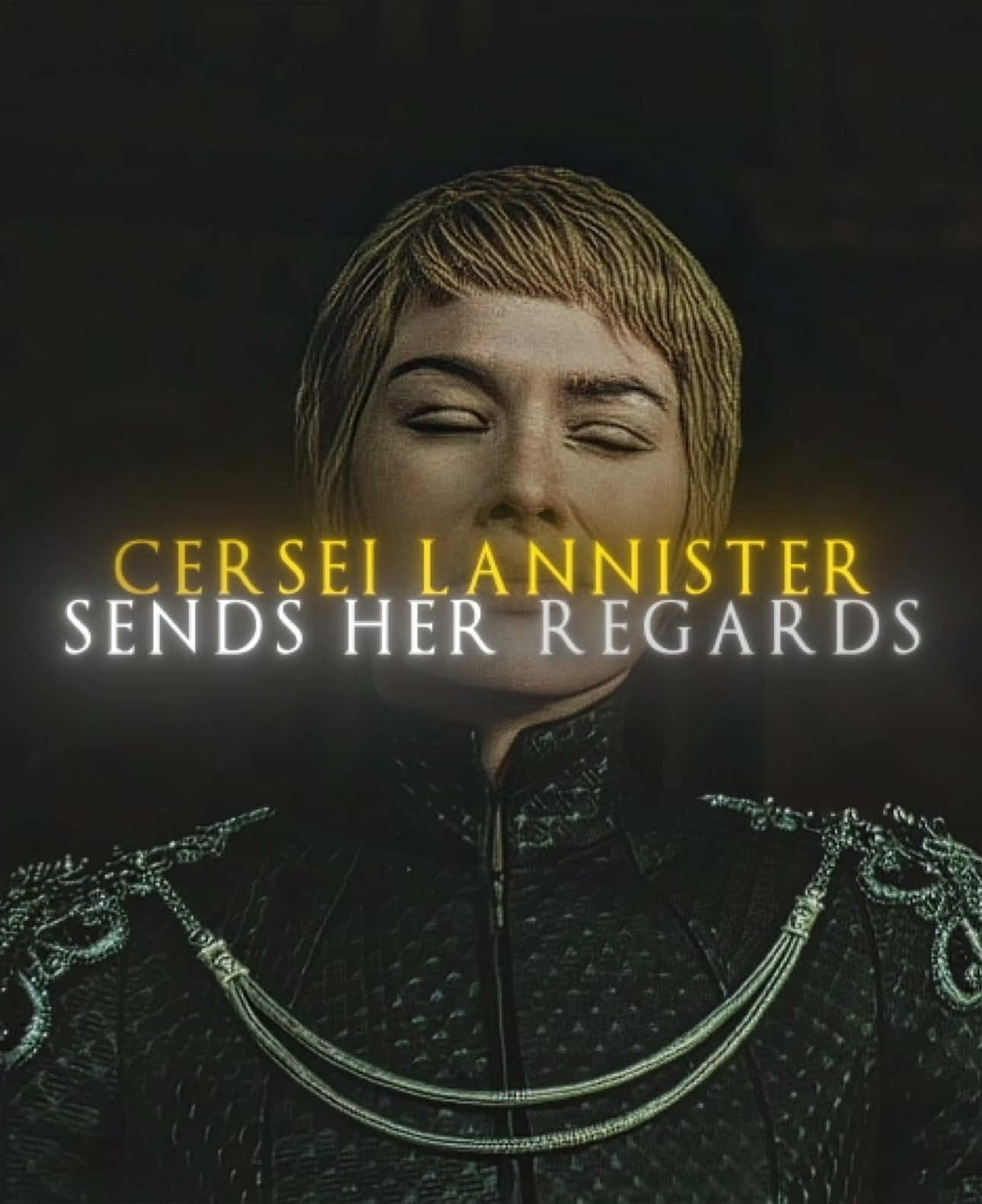 the lannisters send their regards 🥰 || scp: @skywaik3rs || xuen || #edit #gameofthrones #cerseilannister #margaerytyrell #lannisters #thelannisters #thelannisterssendtheirregards #wildfire #cersei #lannister #cerseilannisteredit 