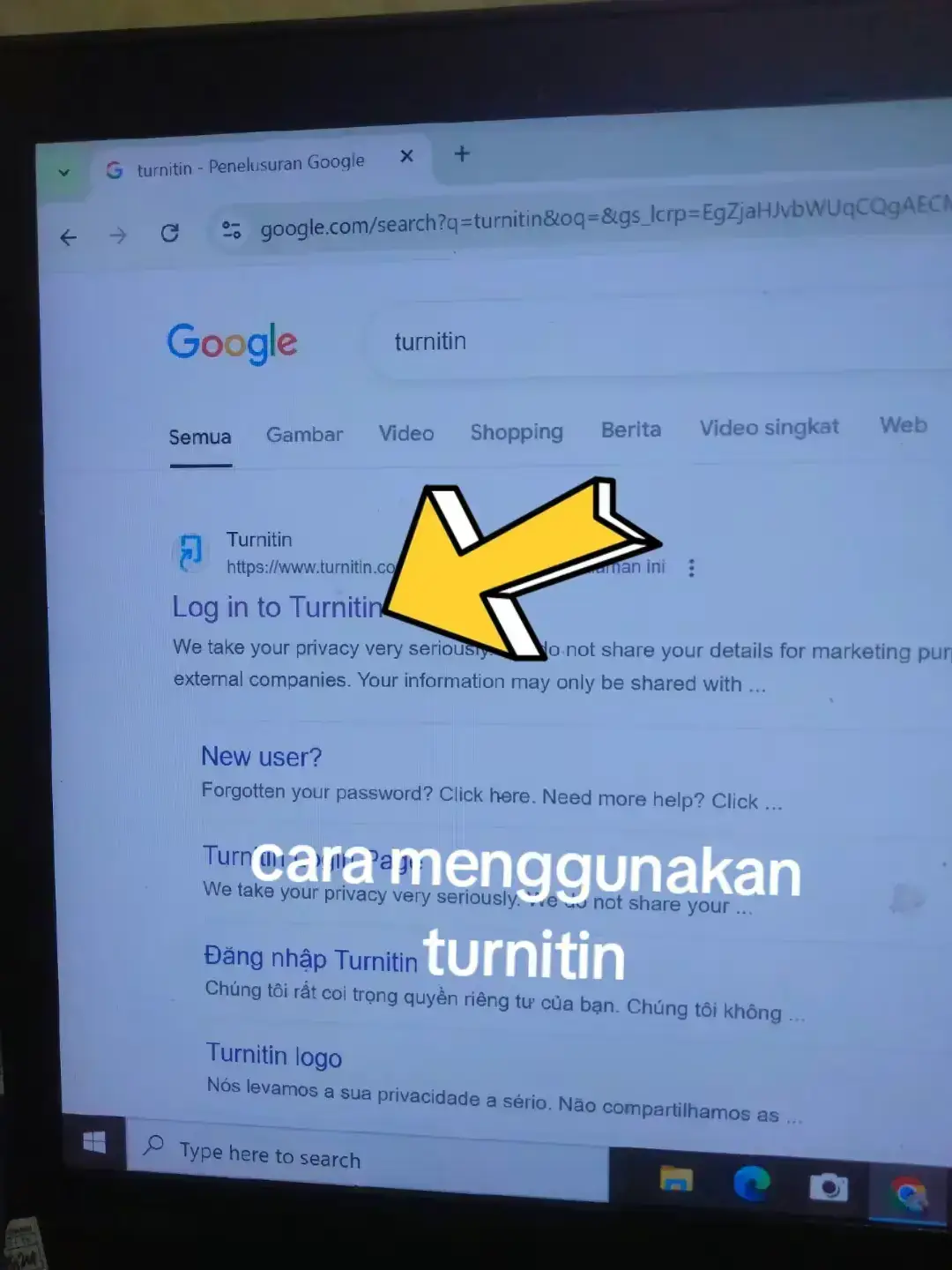 bingung mau pake turnitin , tapi gabisa masuk? tutorial pake turnitin ada di atas ya ges ya😁🙌#cekturnitin  #turnitin #turnitindeteccion #plagiarismchecker #plagiatcheck #jokitugas #tugaskuliah #fyp #abc #repost 