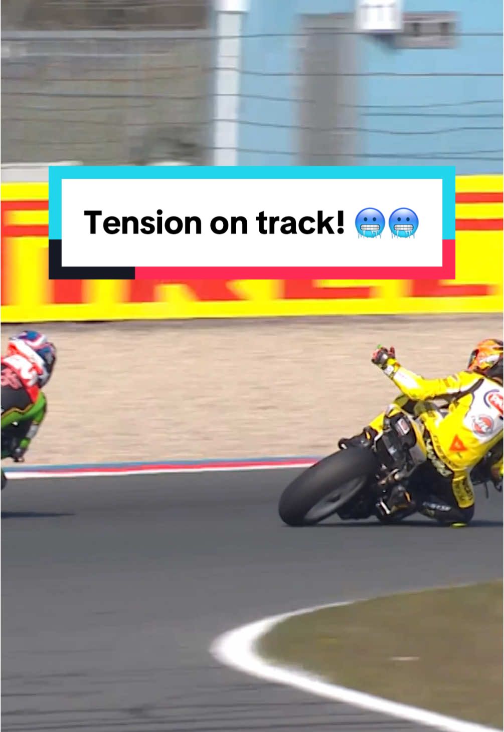 Uh-oh... sparks flew in FP1! 😬 Andrea Iannone and Garrett Gerloff had a bit of on-track tension at Assen 👀 #DutchWorldSBK 🇳🇱 #WorldSBK #motorcycle #Motorsport #racing   #sportsontiktok  
