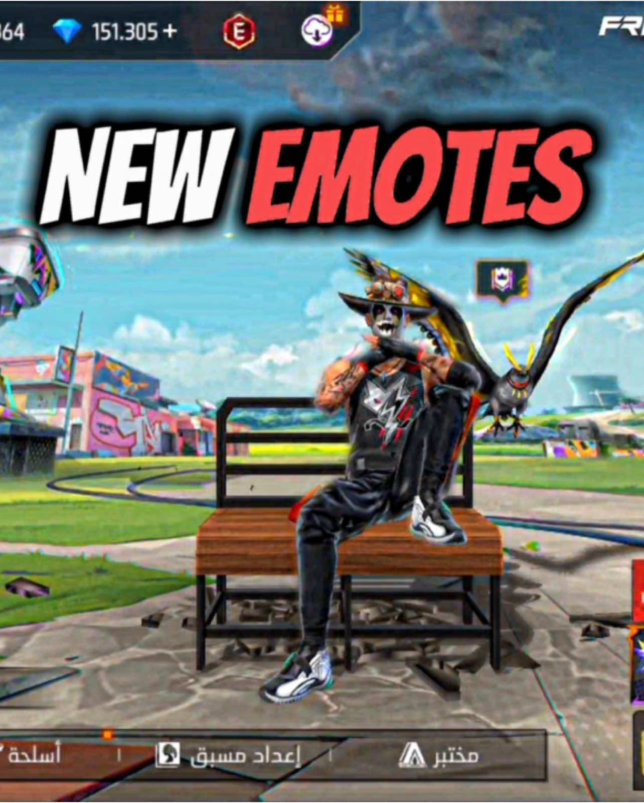 New emotes..#free_fire #freefire_lover #حربي_مفخره #جيش_حربي #كلان_مفخره #freefirethofficial #freefirebgid #freefire 