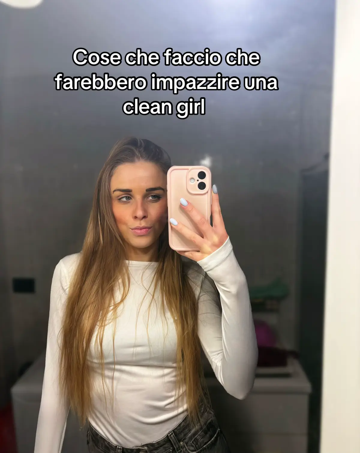 Lucie vi amo ho scelto il nome casualmente🫶🏻 #cleangirl #fyp #neiperte #beauty #curadellapelle #trendingvideo 