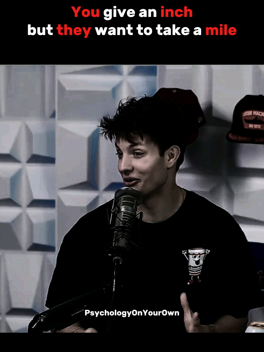 Sometimes you give people an inch but they want to take a mile. #mattrife 