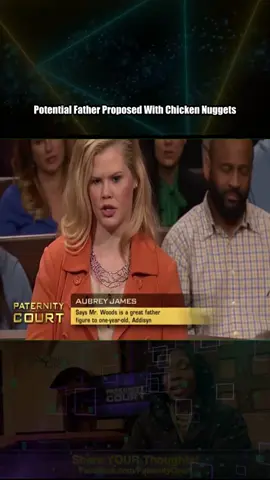 Potential Father Proposed With Chicken Nuggets - Part 3 #courtroomdrama #laurenlake #paternitycourt
