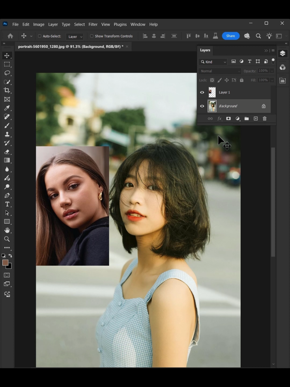 Easy way to copy color tone in Photoshop #photoshop #photoshoptutorial #photoshoptips #photoshoptricks #photoediting #LearnOnTikTok 
