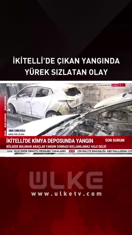İkitelli'de Çıkan Yangında Yürek Sızlatan Olay #shorts