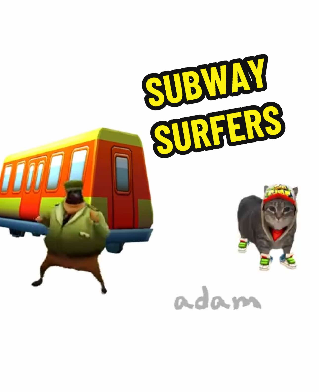 OIIA Cat x Subway Surfers #catsoftiktok #subwaysurfers #fyp #foryou @subwaysurfers