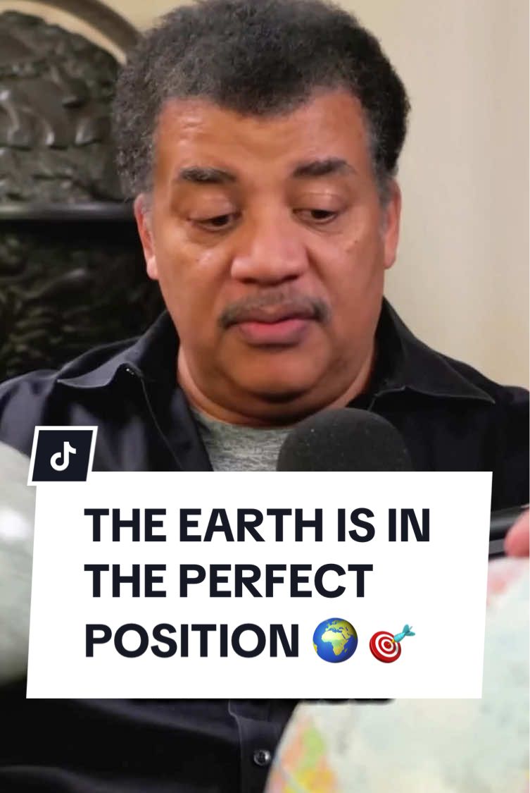 Did you know that earth is in the perfect position? 🌍  - - - - - #science #space #earth #universe #neildegrassetyson 