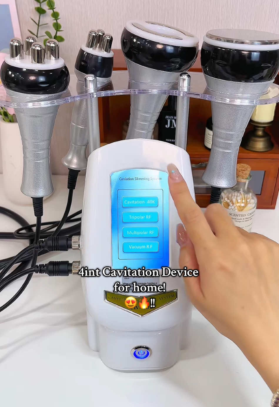 I didn't know they made these for home use! Saves so much money vs the spa!  #cavitationtreatment   #cavitationmachine  #cavitation #sculpting  #facial  #abdomen #hotgirlsummer  #springtok #TikTokShopLoveAtFirstFind   #spotlightfinds 
