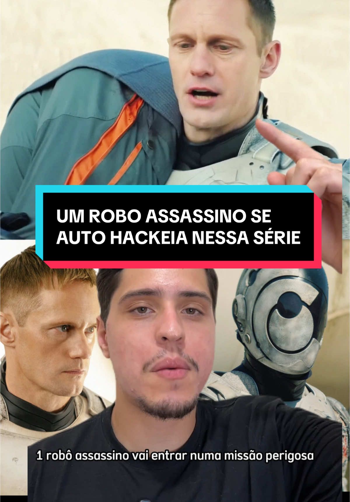 Nessa nova série da AppleTV+ um robô assassino se auto hackeia! #DiariosDeUmRoboAssassino #IndicaçãoDeSéries #AlexanderSkarsgård #TikTokMeFezAssistir