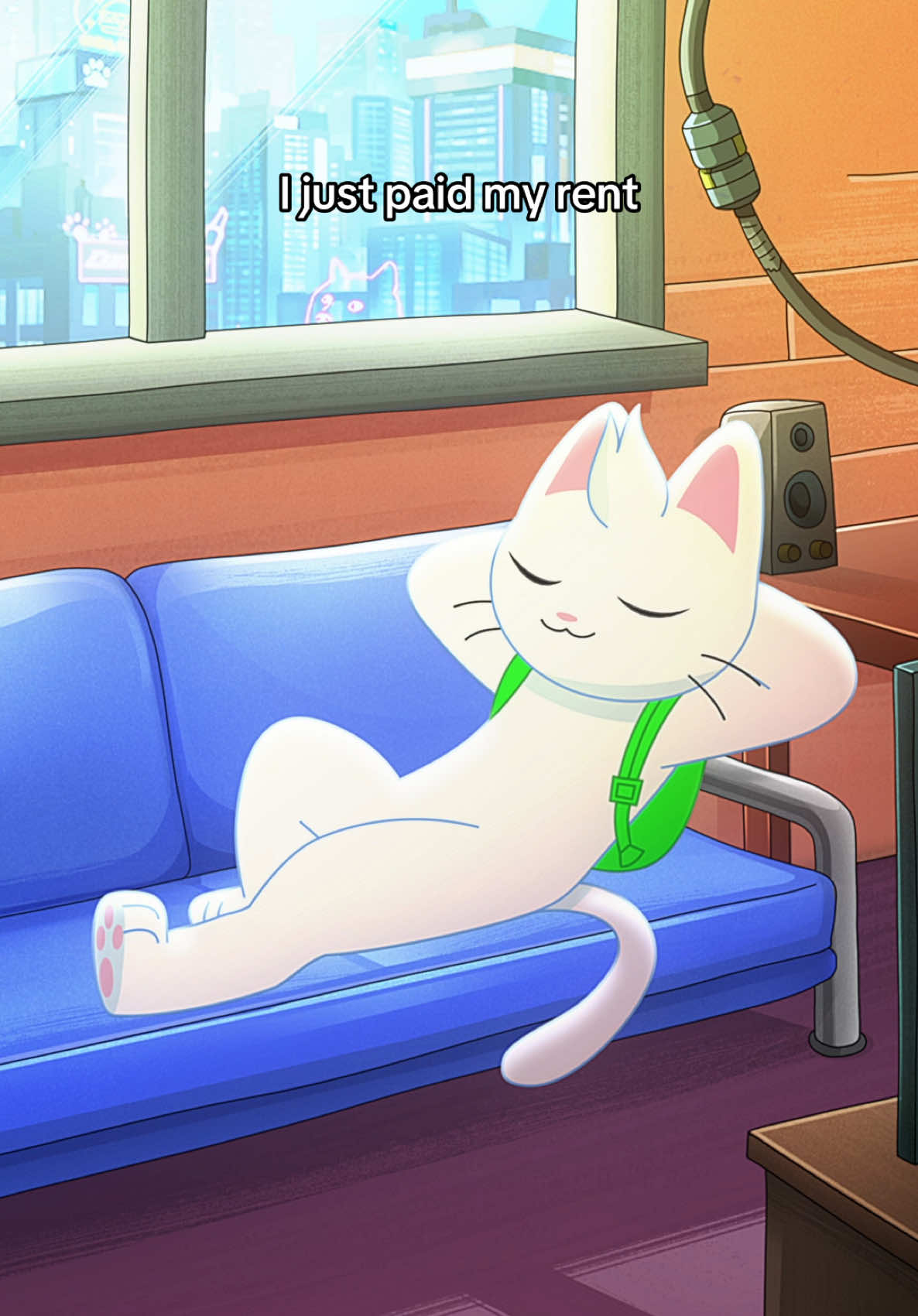 let me go ahead and enjoy my rent 😌 #catinadogsworld #fyp #viral #relatable #memes #animation #adulthood #adulthoodproblems #adultproblems #cattok #illustration #relatablememes #art