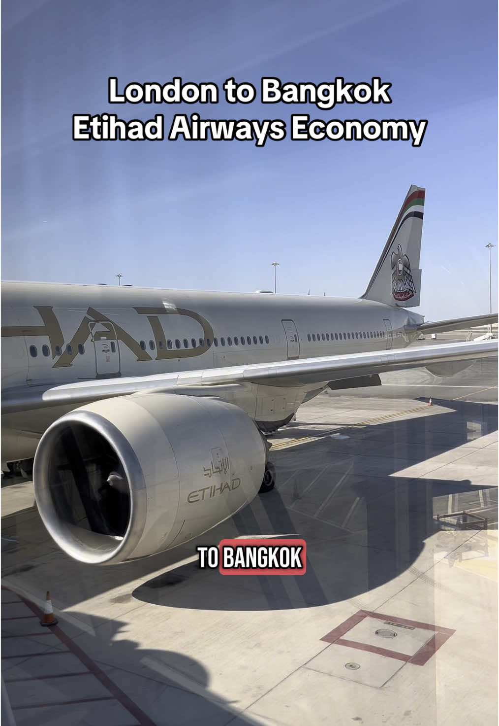 London to Bangkok Thailand on Etihad Airways  #etihadairways #traveltips #economyclass #longhaulflight 