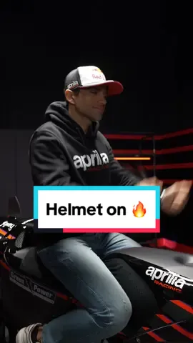You can take the rider off the track, but not the track outta the rider. This time it’s for real. Helmet on 😏🏁 @Jorge Martin @MotoGP™  #Aprilia #BeARacer #MotoGP #QatarGP #JorgeMartin #JM1 #Motorsport #Bike #SportsOnTikTok #TikTokMotori #Racing