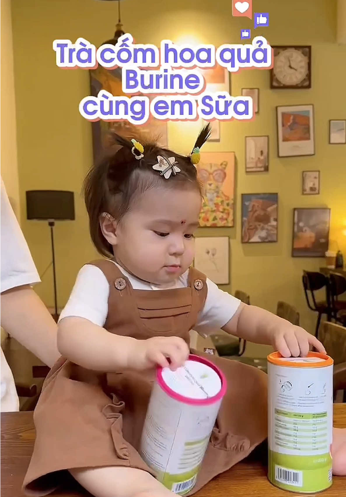 Con lười uống nước lọc thì uống gìii?? May mà mẹ đã tìm hiểu và mua trà cốm hoa quả Burine😍 trvia có vị hoa quả nên con rất hợp tác🫶🏻🫶🏻🫶🏻 các bà thử nhaaa  #mesuachua #mebimsua #Burine #PuddingBurine #TraComBurine #xuhuong #trending #viral 