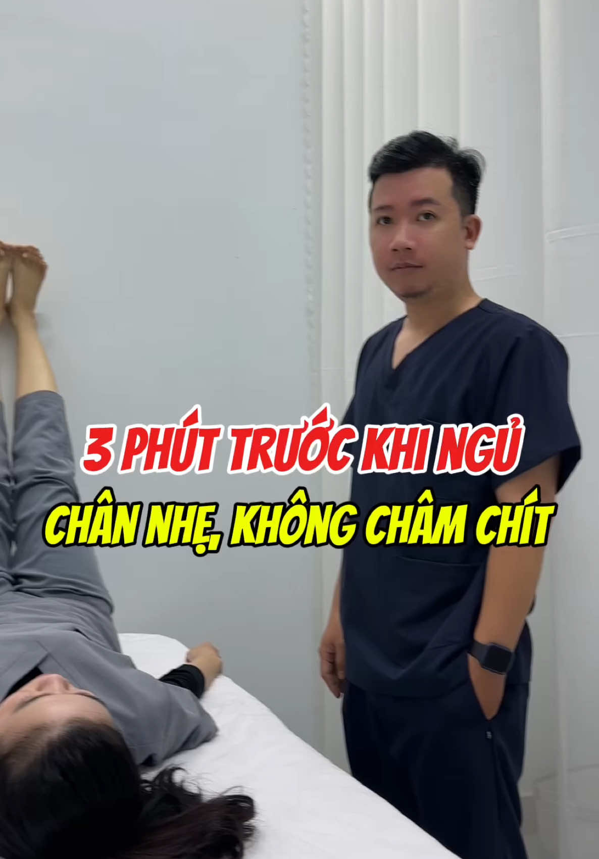 3 phút trước khi ngủ giúp chân nhẹ nhàng, không châm chít, hạn chế các triệu chứng suy giãn tĩnh mạch #suygiantinhmach #giantinhmach #varicoseveins #varicose #varicosetreatment #ngủngon #nhiquocduong 