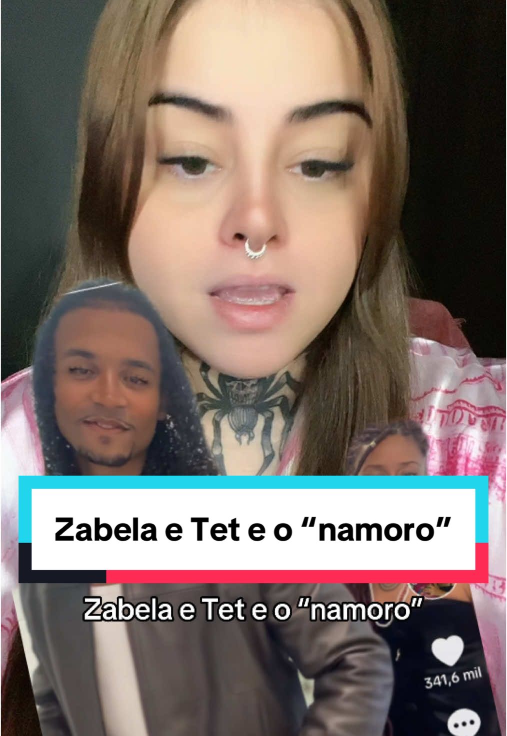 Zabela e Tet e o “namoro” | Zabelacomz Tat | Tete #noticias #famosos #entretenimento 