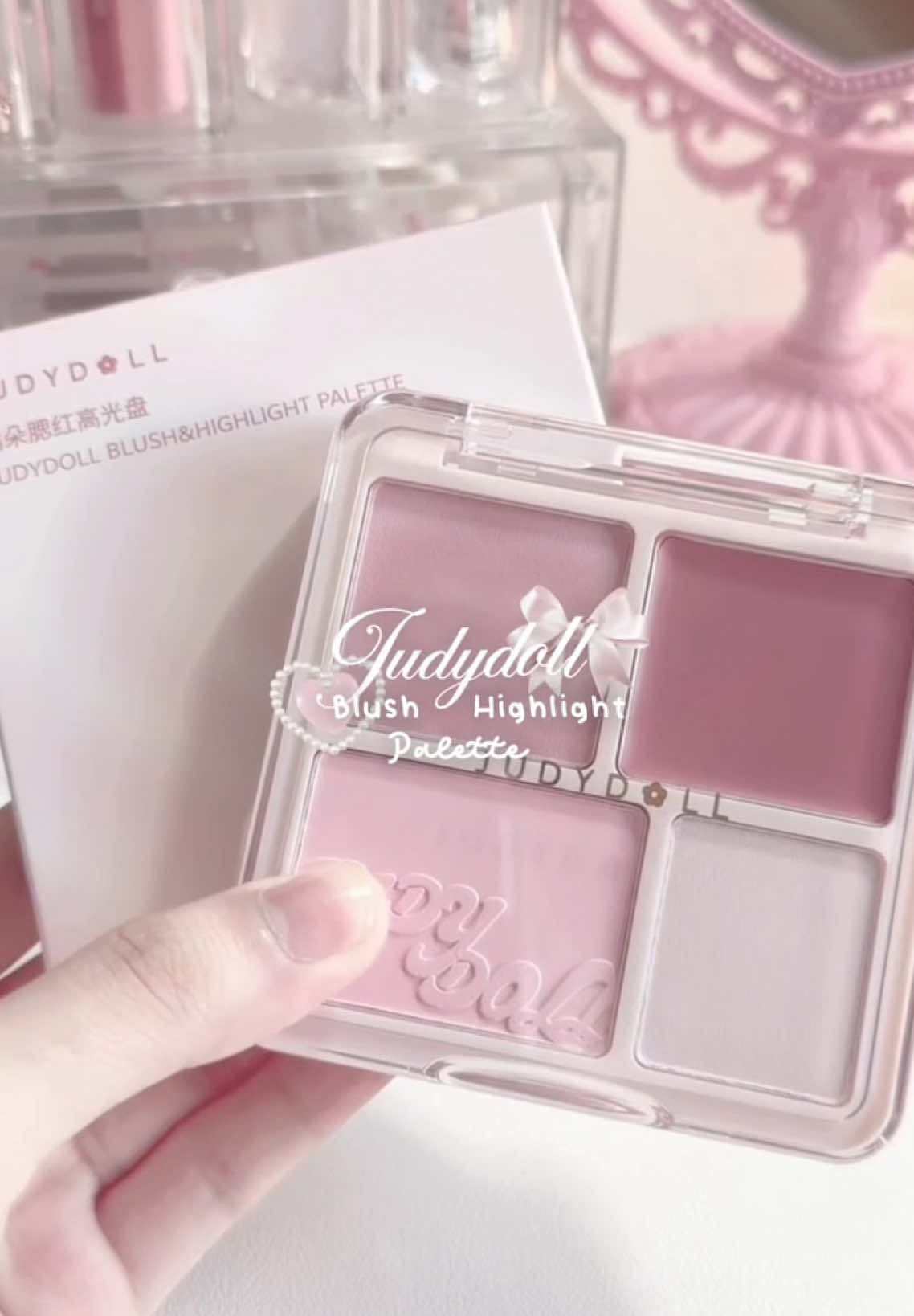 moa~~~~ judydoll comeback 🎀  #judydollblushhighlight #blush #judydoll #makeup 