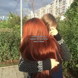 Such a cute duoo #bestfreinds #bsf #cute #ily #ginger #brunette #gingerandbrunette #fypppp 