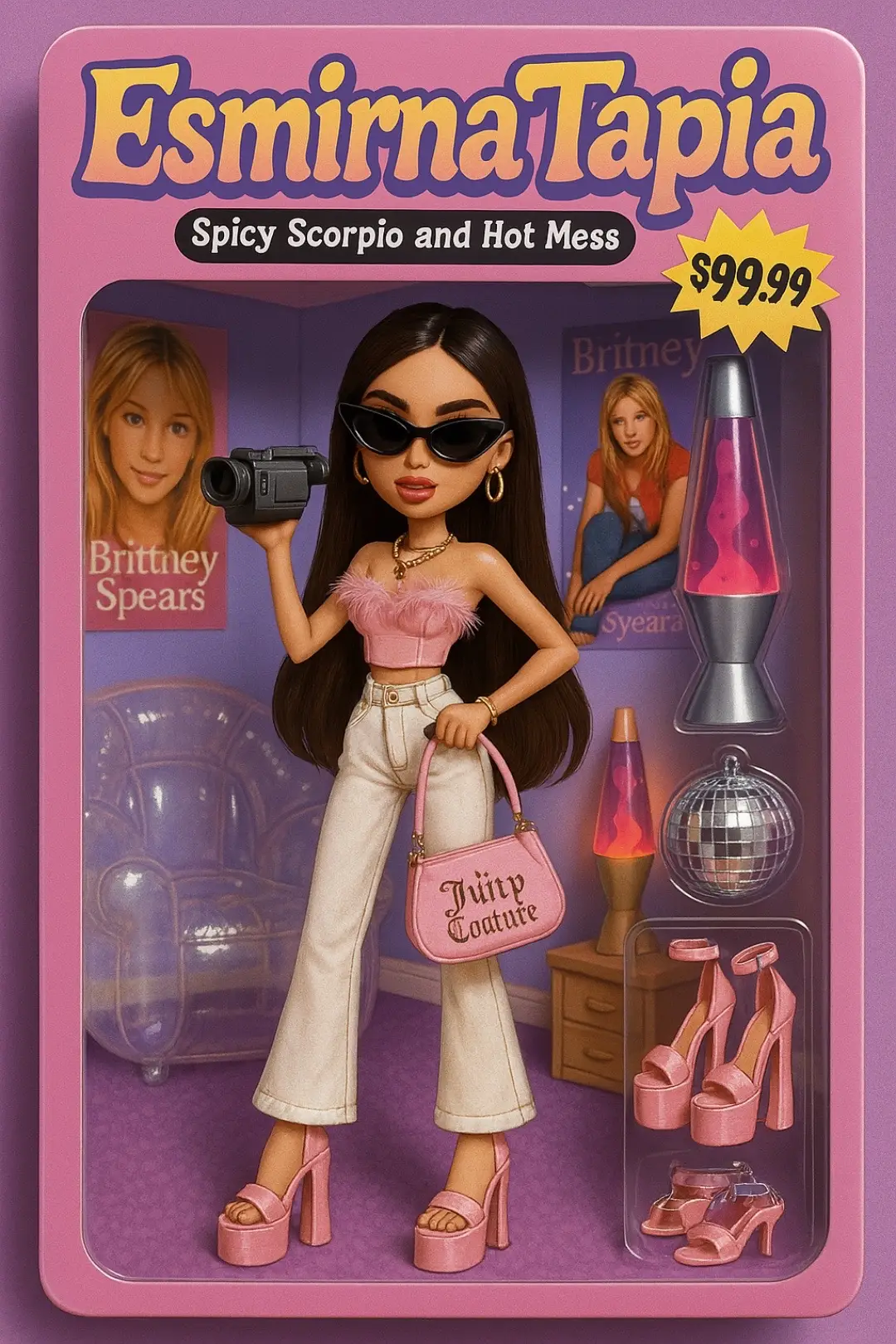 This #ChatGPT doll trend is absolutely wild hahaha (catch the copyright issues on the photo 💘🤣) #chatgptbarbie #actionfigure #early2000s #early2000sfashion 