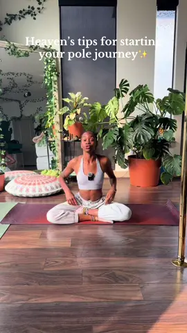 One thing i find crucial for pole dance is setting your intentions. Knowing why you want to pole helps you narrow your goals and navigate the journey smoother, ensuring a better experience. Your intentions may change over time but its still nice to start with some in mind to keep you focused and motivated as you learn this art #fyp #deenpeezy #poletherapy #beginnerpole #poledance #heavenonstage