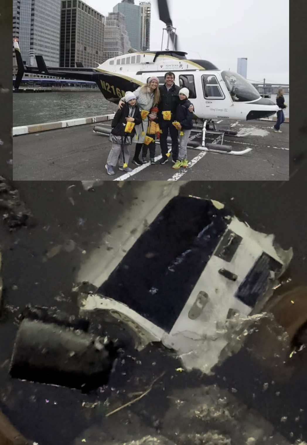 Helicopter crash in Hudson River kills all 6 aboard. I saw many pieces of the helicopter floating in the Hudson River  #nyc #ny #newyork #newyorkcity #usa #fyp #fypシ #crash #tiktok #helicopter #hudsonriver #breakingnews #police #jersey #news #creatorsearchinsights 