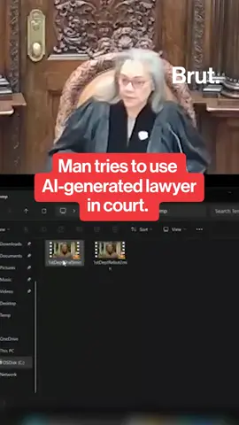 A 74-year-old man was scolded in a New York courtroom after using an AI-generated avatar to argue his case without telling the judges. Jerome Dewald, founder of a startup promoting AI legal tools, submitted a video for an employment dispute. But confusion erupted when a virtual speaker—not Dewald—appeared onscreen. #lawyer #courtroom #newyork #law #judges #ailawyer #ai
